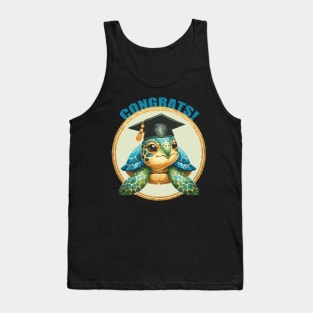 Congrats Graduation Turtle Tank Top